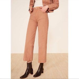 Reformation cherry pant in nutmeg size 27